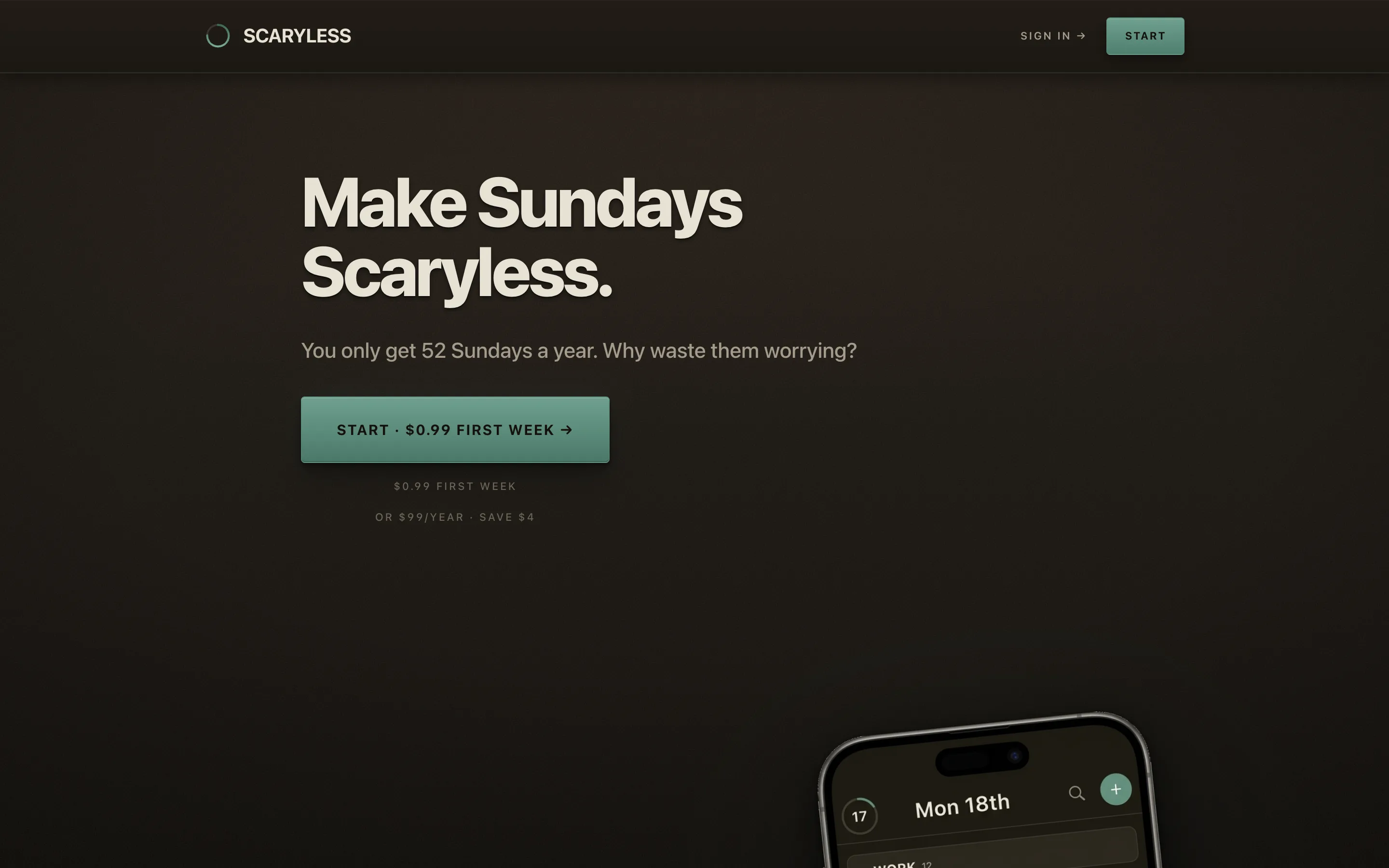 Scaryless on a laptop